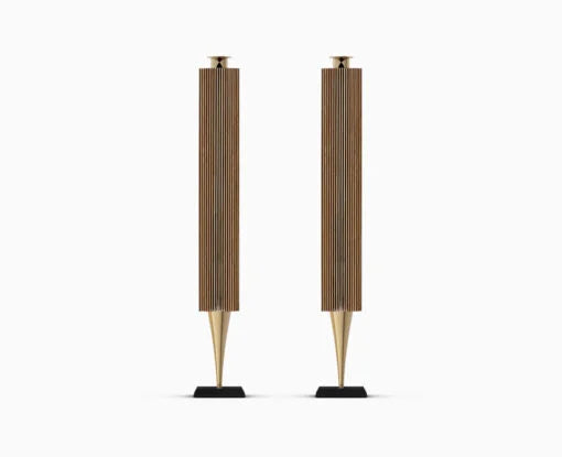 Beolab 18, Gold Tone, Oak, Gulvstander (Second life)