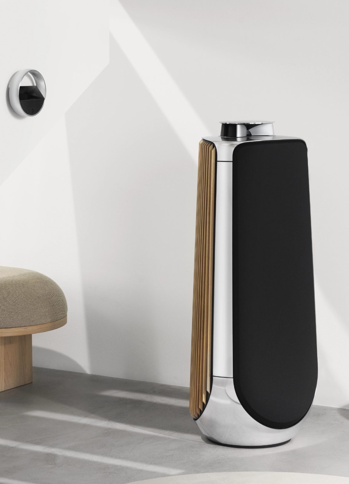 BeoLab 50 alu., alu. med oak sider ( sæt ) (Second life)